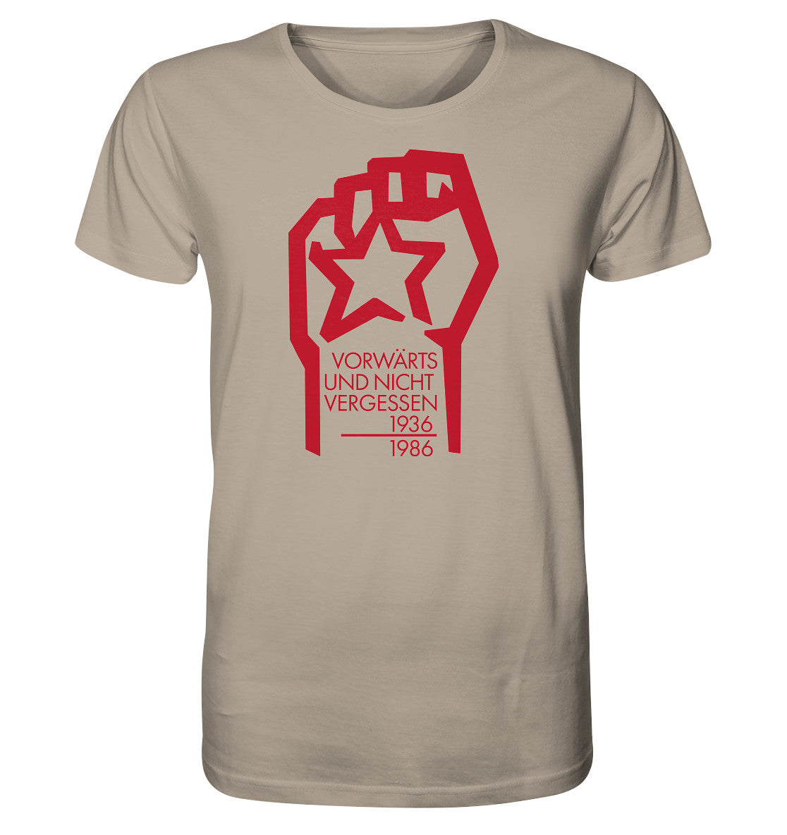 ORGANIC BIO SHIRT UNISEX • 1936-1986 SPANISCHER BÜRGERKRIEG
