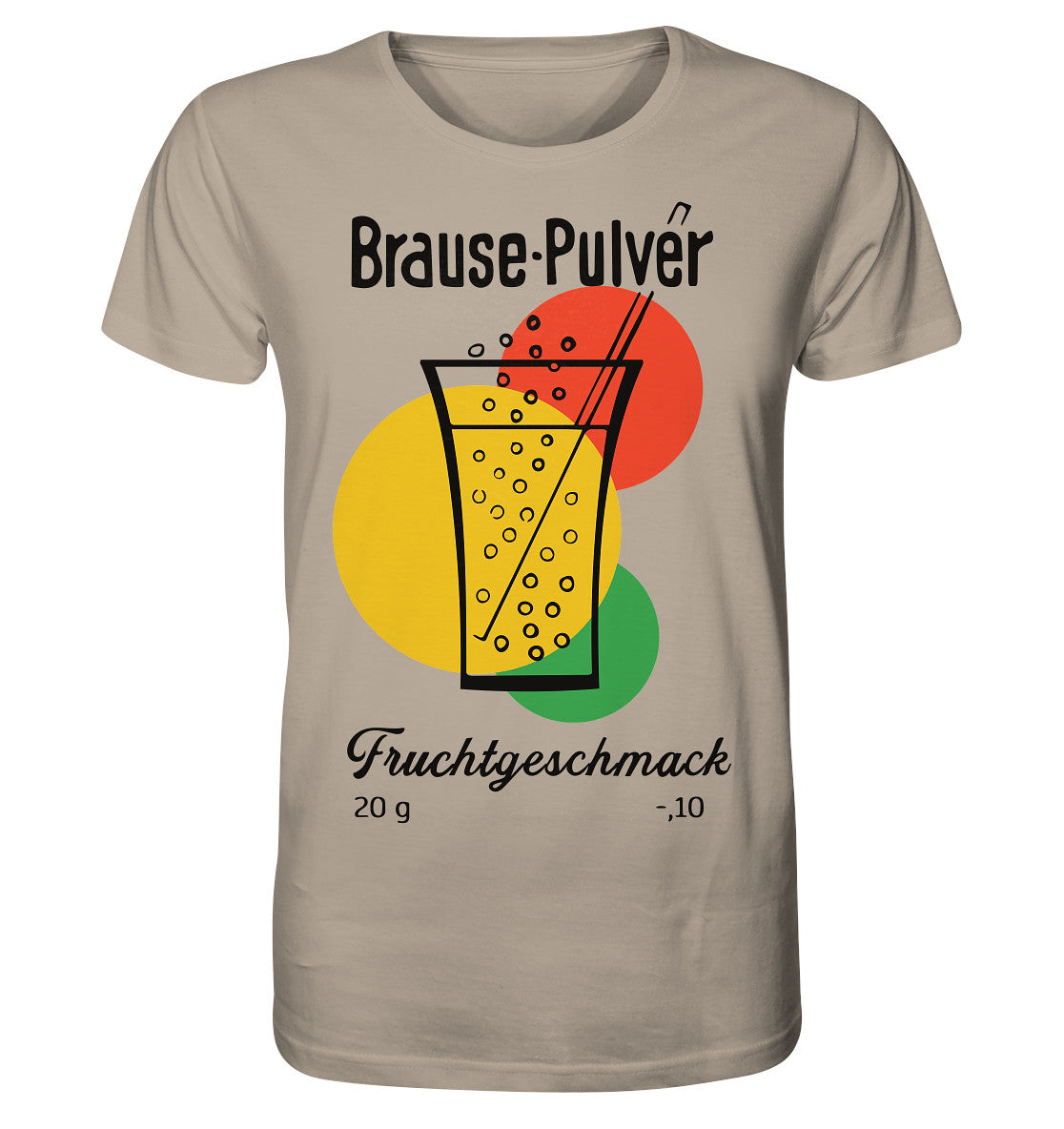 ORGANIC BIO SHIRT UNISEX • BRAUSE-PULVER FRUCHTGESCHMACK