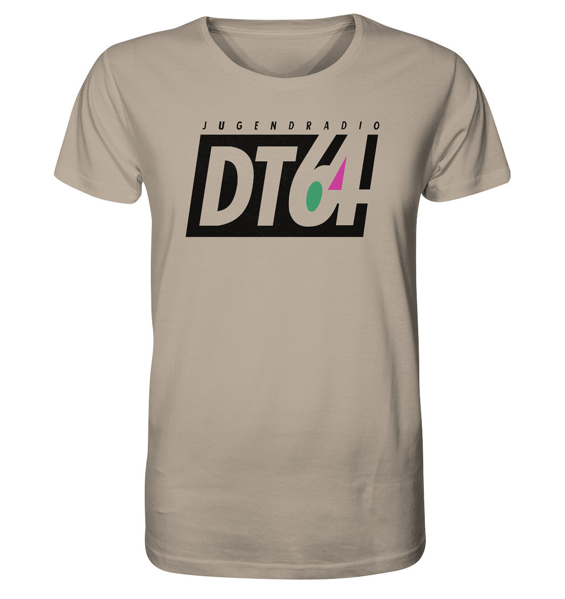 ORGANIC BIO SHIRT UNISEX • DT64 JUGENDRADIO - DUNKEL