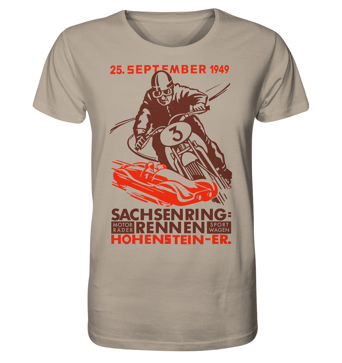 ORGANIC BIO SHIRT UNISEX • SACHSENRING-RENNEN 1949