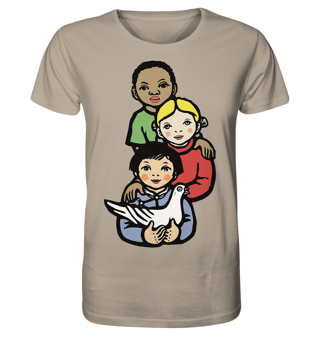 ORGANIC BIO SHIRT UNISEX • WELTFRIEDEN - WORLD PEACE, LI BING-FAN 1967
