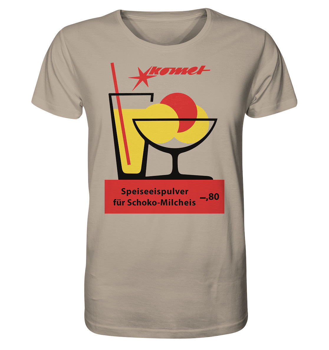 ORGANIC BIO SHIRT UNISEX • KOMET SPEISEEISPULVER