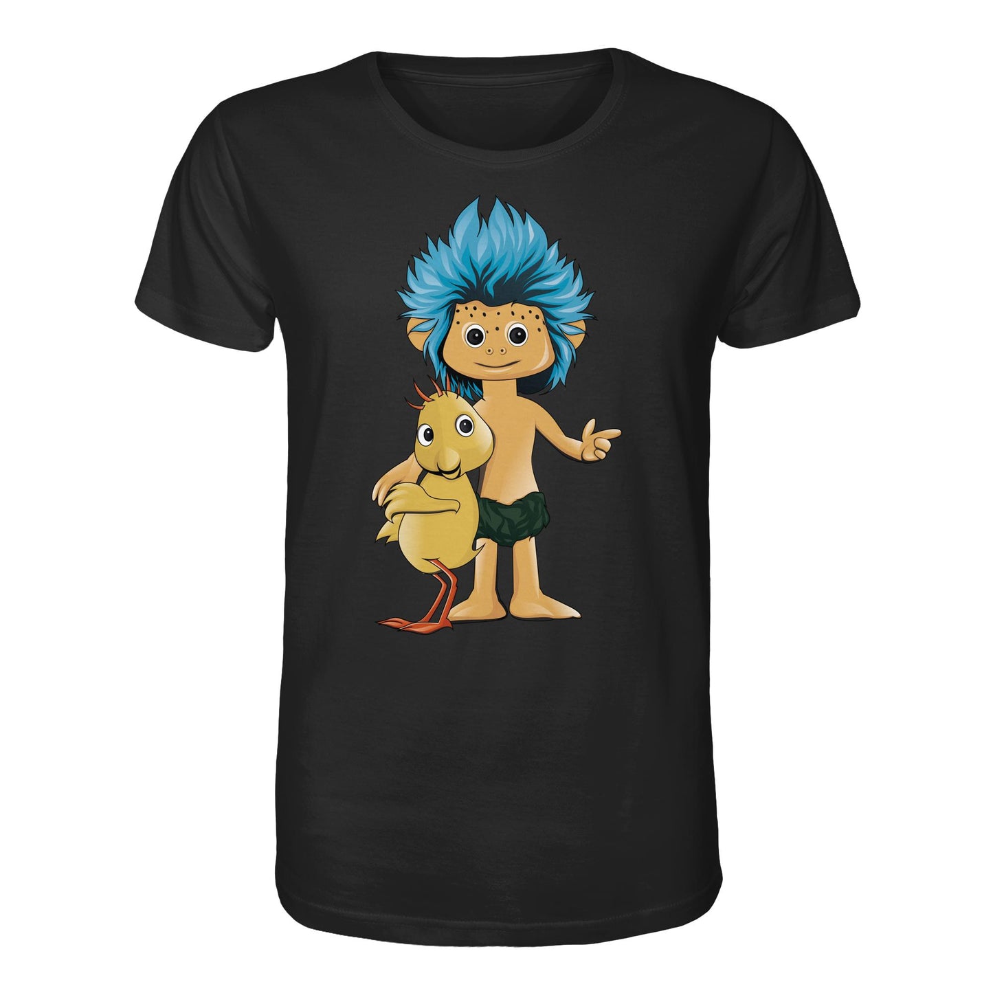 DDR Ostalgie Bio-Shirt Unisex • UNSER SANDMÄNNCHEN - PLUMPS & KÜKEN