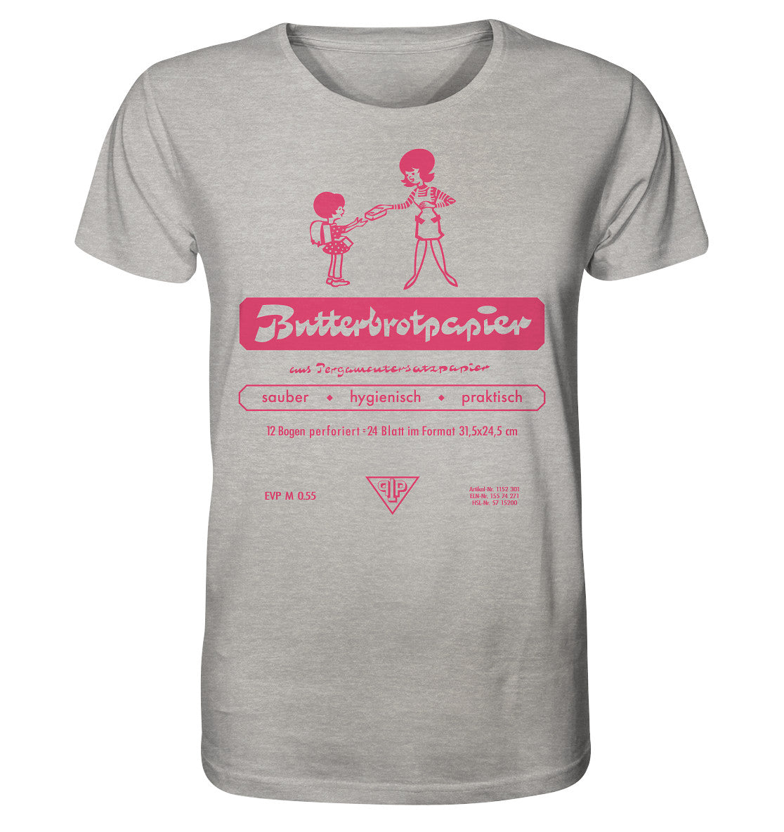 ORGANIC BIO SHIRT UNISEX • DDR-BUTTERBROTPAPIER