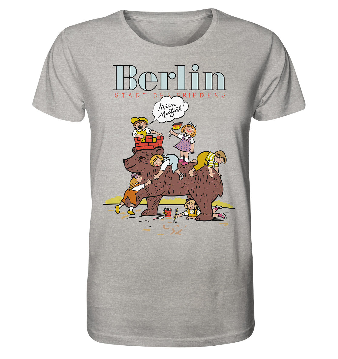 ORGANIC BIO SHIRT UNISEX • BERLIN - STADT DES FRIEDENS - 1987