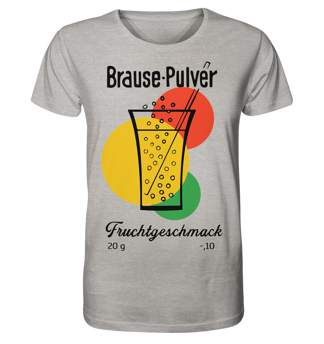 ORGANIC BIO SHIRT UNISEX • BRAUSE-PULVER FRUCHTGESCHMACK