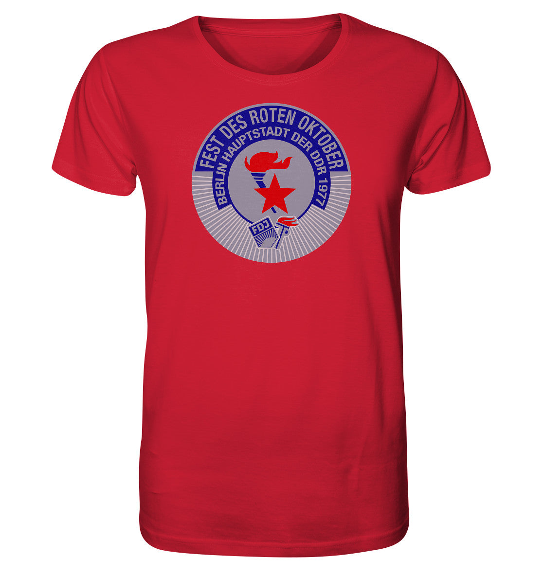 ORGANIC BIO SHIRT UNISEX • FEST DES ROTEN OKTOBER 1977