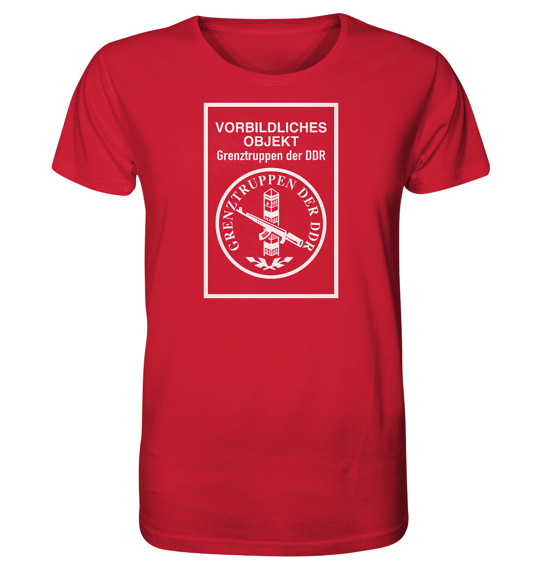 ORGANIC BIO SHIRT UNISEX • VORBILDLICHES OBJEKT - GRENZTRUPPEN DER DDR