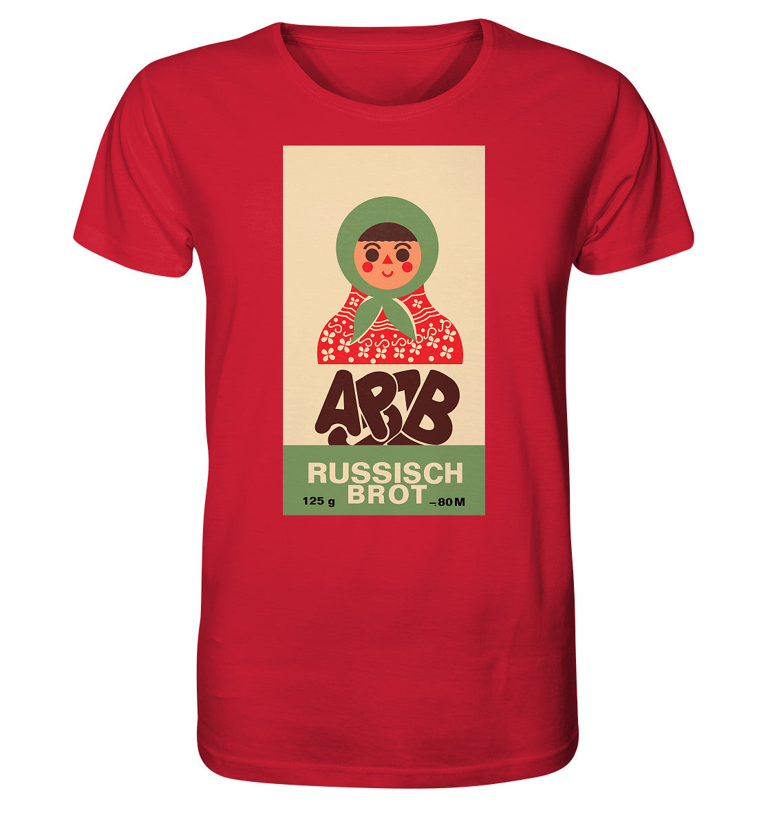 ORGANIC BIO SHIRT UNISEX • RUSSISCH BROT