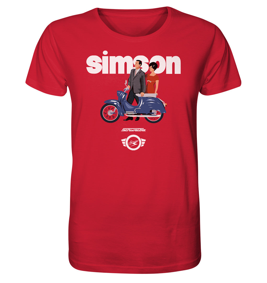 ORGANIC BIO SHIRT UNISEX • SIMSON SCHWALBE - ORIGINAL WERBUNG 1964
