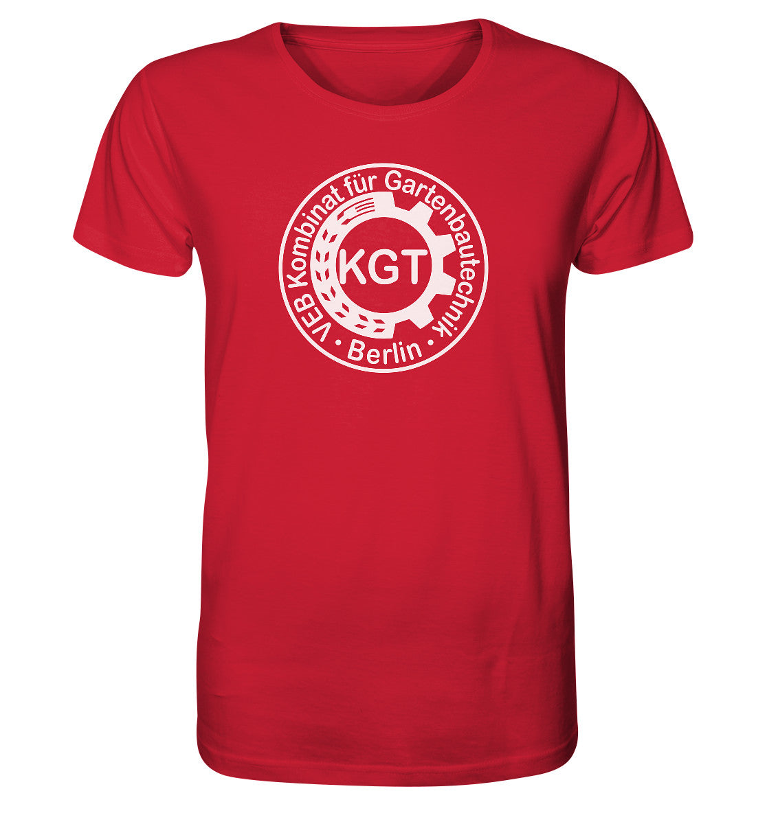 ORGANIC BIO SHIRT UNISEX • KGT - VEB KOMBINAT FÜR GARTENBAUTECHNIK BERLIN