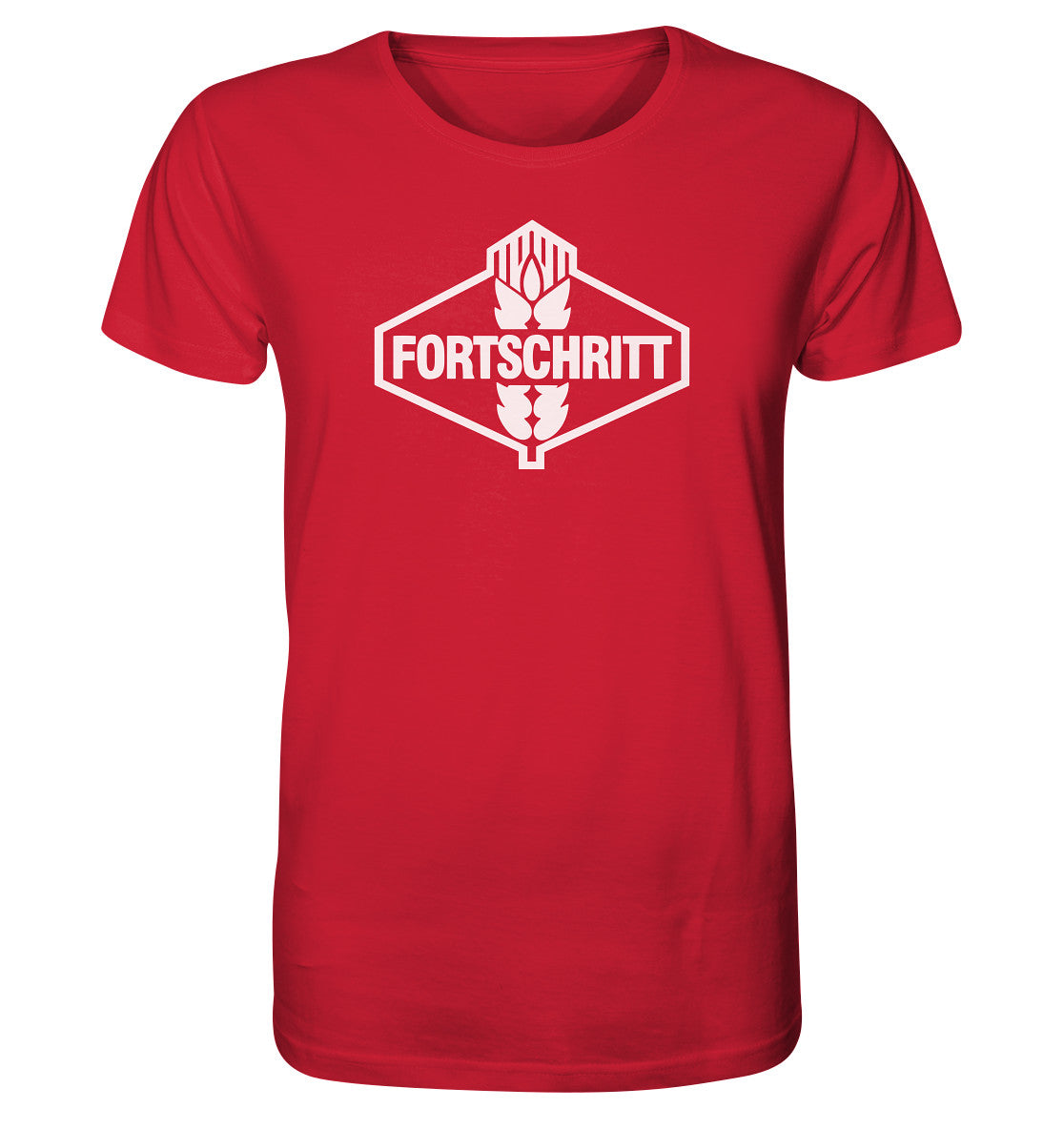 ORGANIC BIO SHIRT UNISEX • FORTSCHRITT LANDMASCHINEN - WEISS