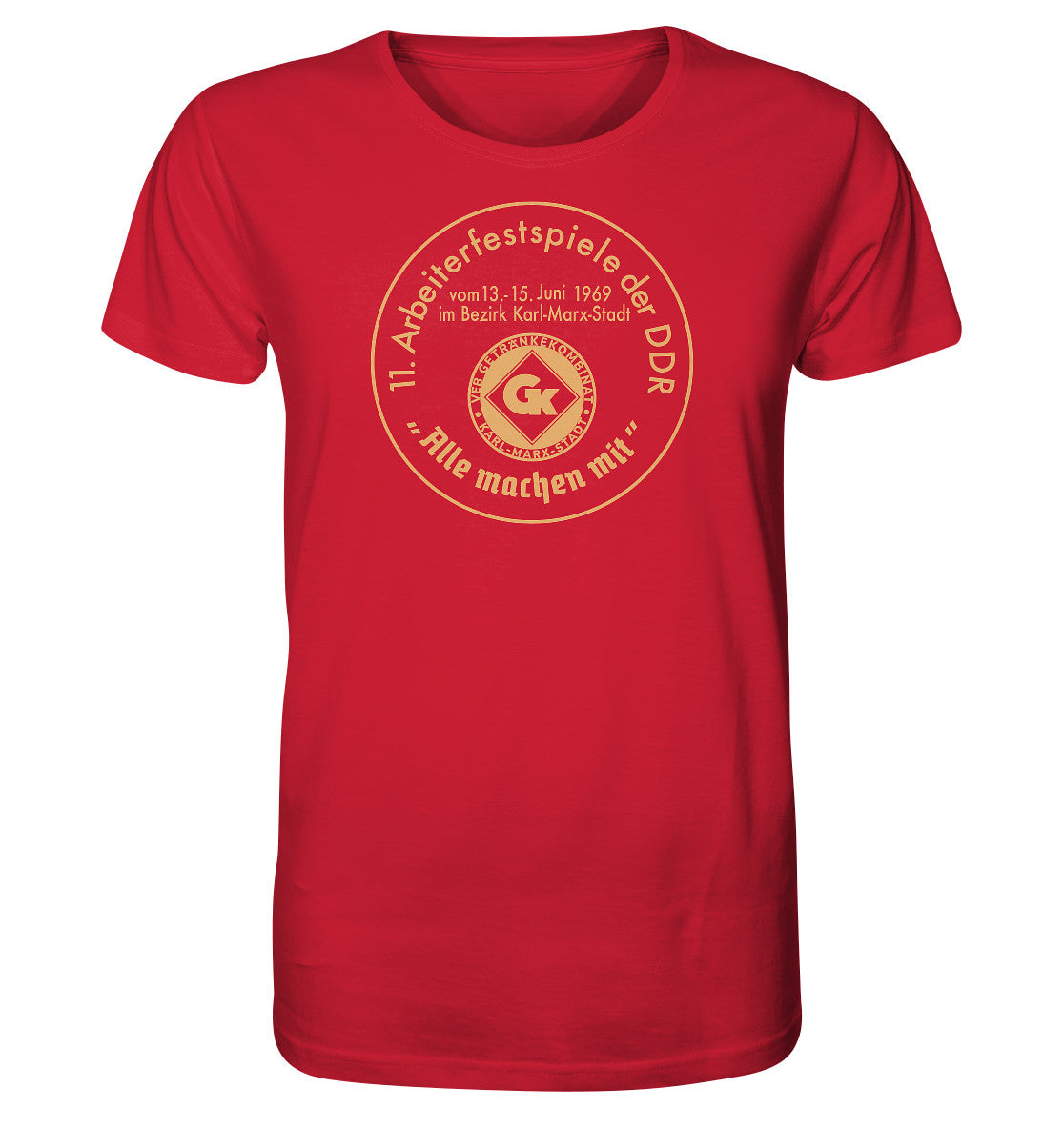 ORGANIC BIO SHIRT UNISEX • ARBEITERFESTSPIELE KARL-MARX-STADT