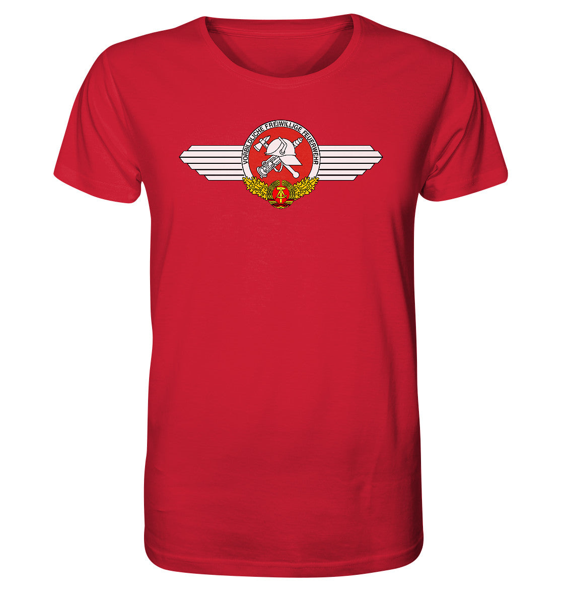 ORGANIC BIO SHIRT UNISEX • VORBILDLICHE FREIWILLIGE FEUERWEHR DER DDR