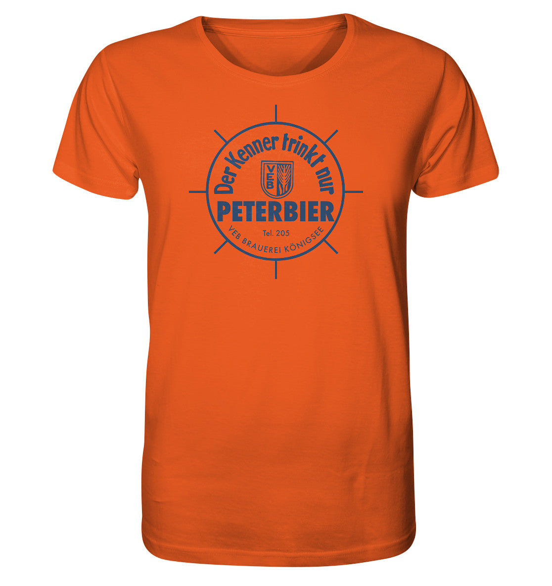 ORGANIC BIO SHIRT UNISEX • PETERBIER - VEB BRAUEREI KÖNIGSEE