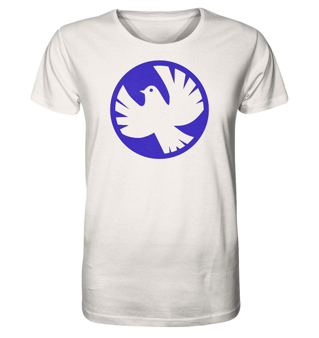 ORGANIC BIO SHIRT UNISEX • ROCK FÜR DEN FRIEDEN - TAUBE - hell