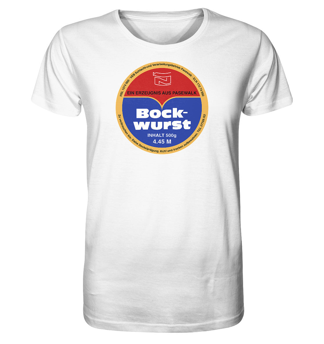ORGANIC BIO SHIRT UNISEX • BOCKWURST AUS PASEWALK