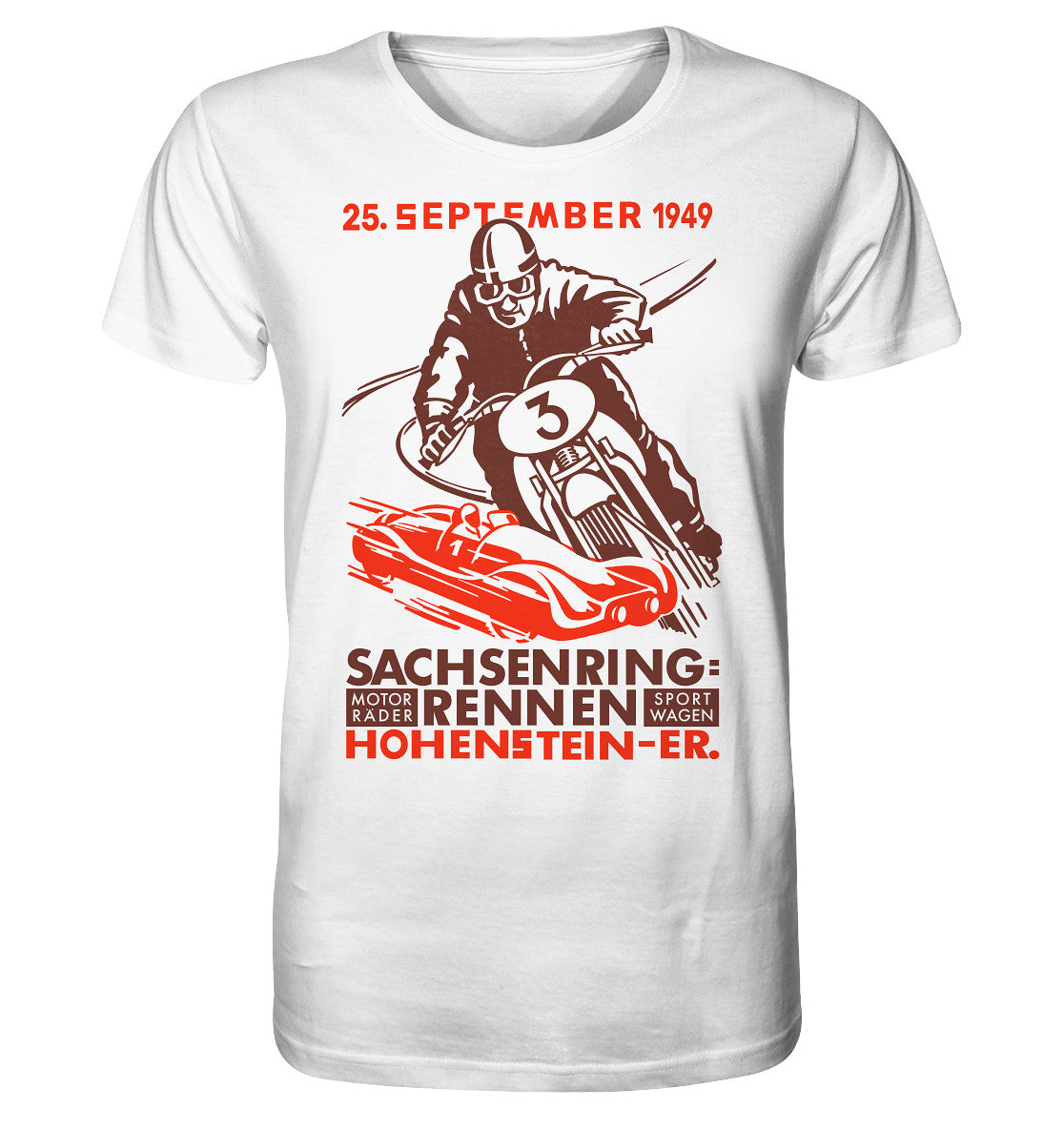 ORGANIC BIO SHIRT UNISEX • SACHSENRING-RENNEN 1949