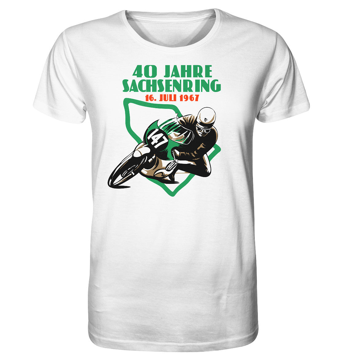ORGANIC BIO SHIRT UNISEX • 40 JAHRE SACHSENRING 1967