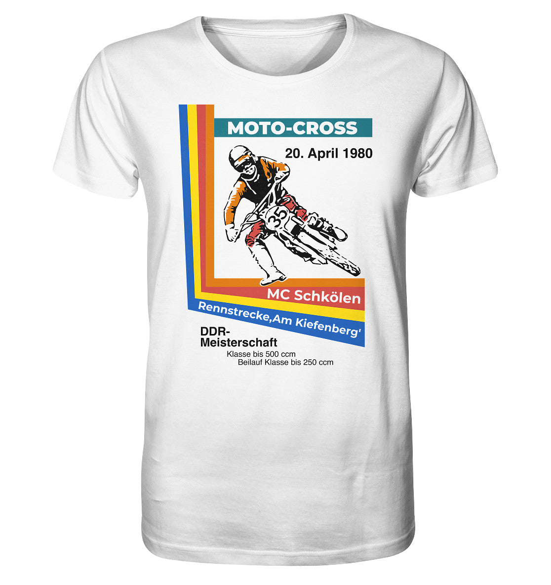 ORGANIC BIO SHIRT UNISEX • DDR MOTOCROSS MEISTERSCHAFT 1980