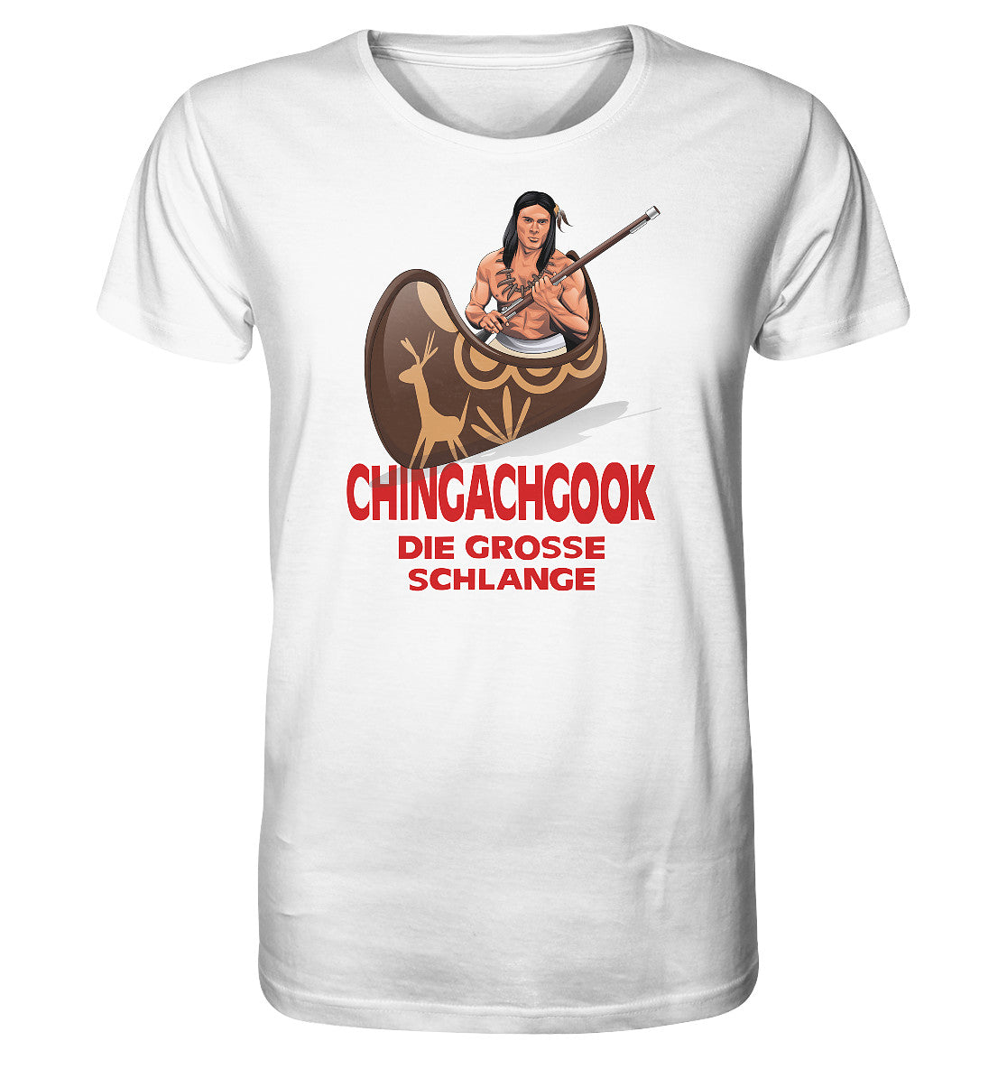 ORGANIC BIO SHIRT UNISEX • CHINGACHGOOK, DIE GROSSE SCHLANGE