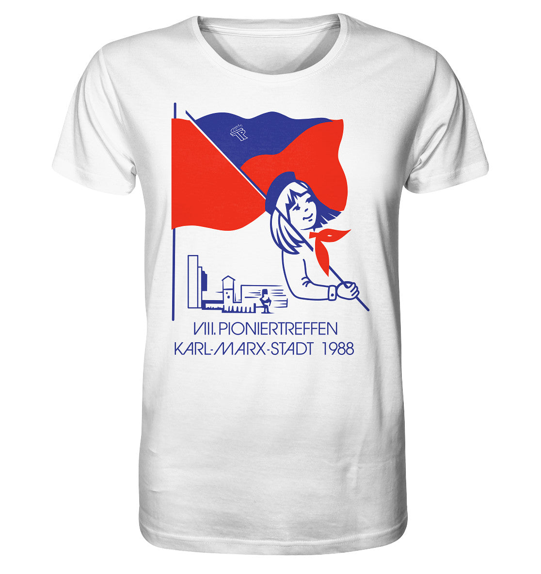 ORGANIC BIO SHIRT UNISEX • PIONIERTREFFEN KARL-MARX-STADT 1988