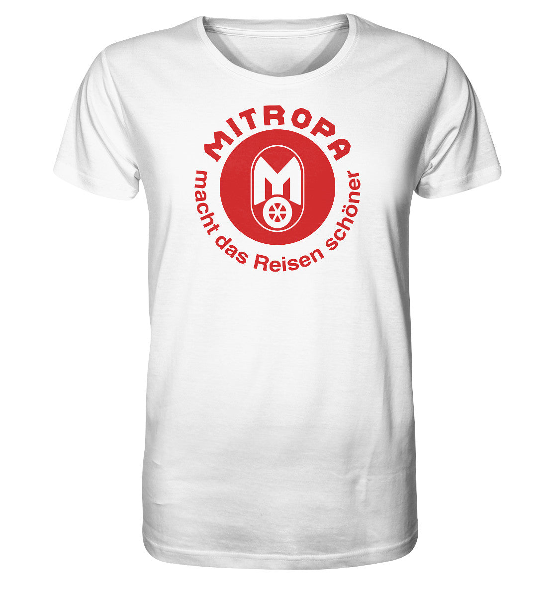 ORGANIC BIO SHIRT UNISEX • MITROPA MACHT DAS REISEN SCHÖNER - dunkel