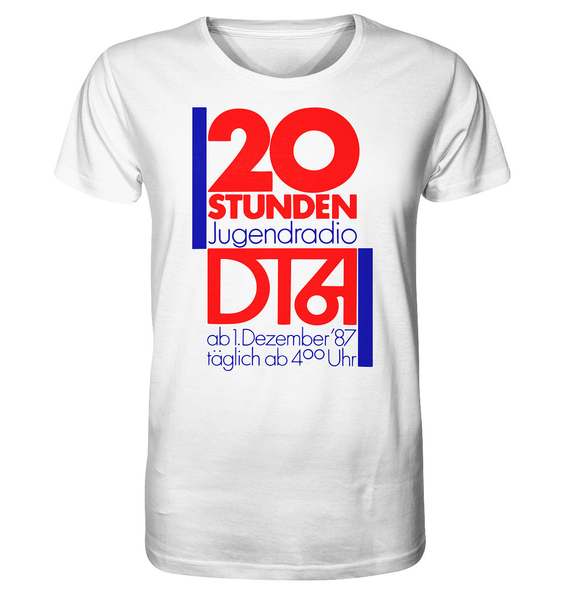 ORGANIC BIO SHIRT UNISEX • 20 STUNDEN JUGENDRADIO DT64