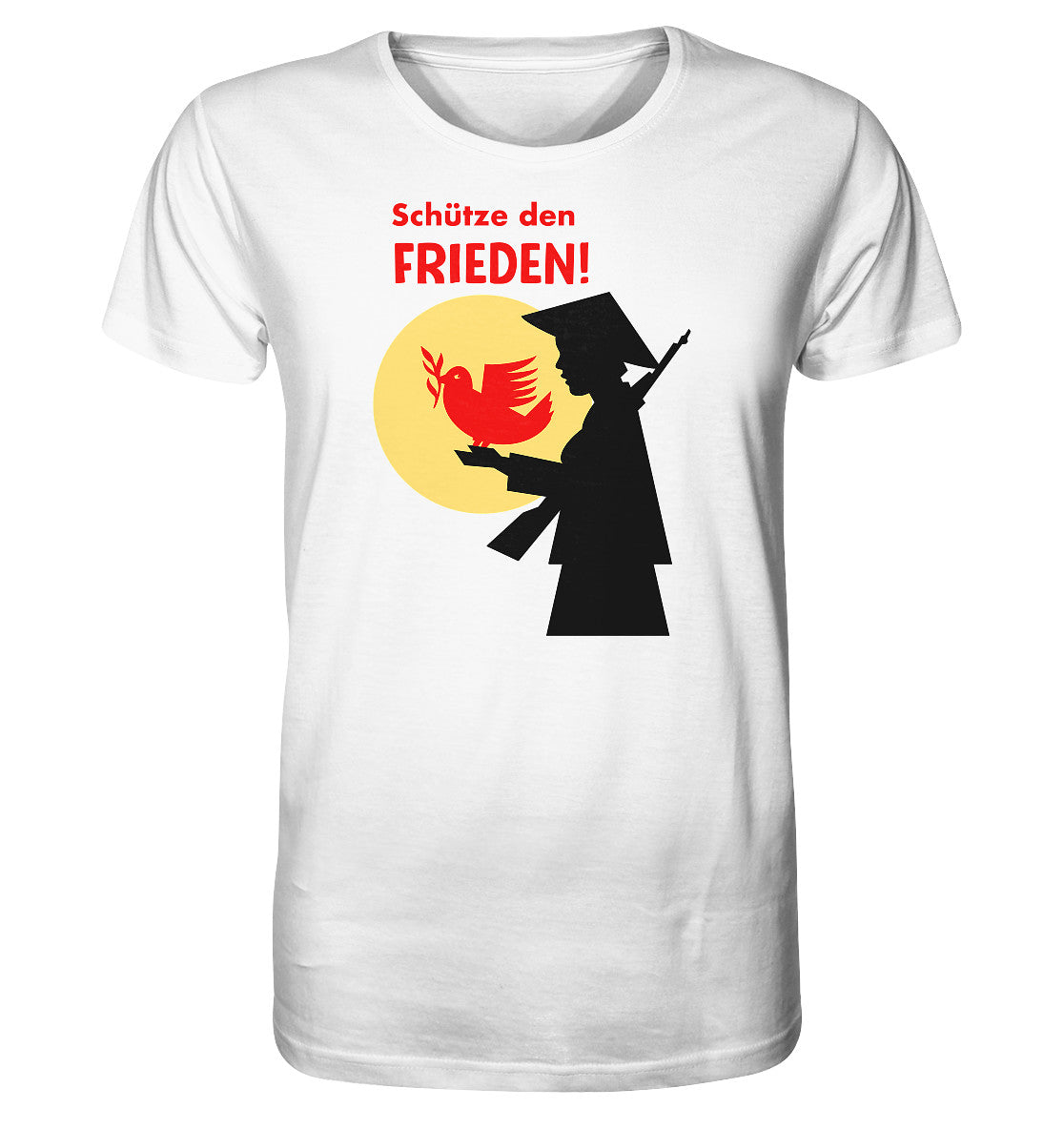 ORGANIC BIO SHIRT UNISEX • SCHÜTZE DEN FRIEDEN! SOLIDARITÄT MIT VIETNAM