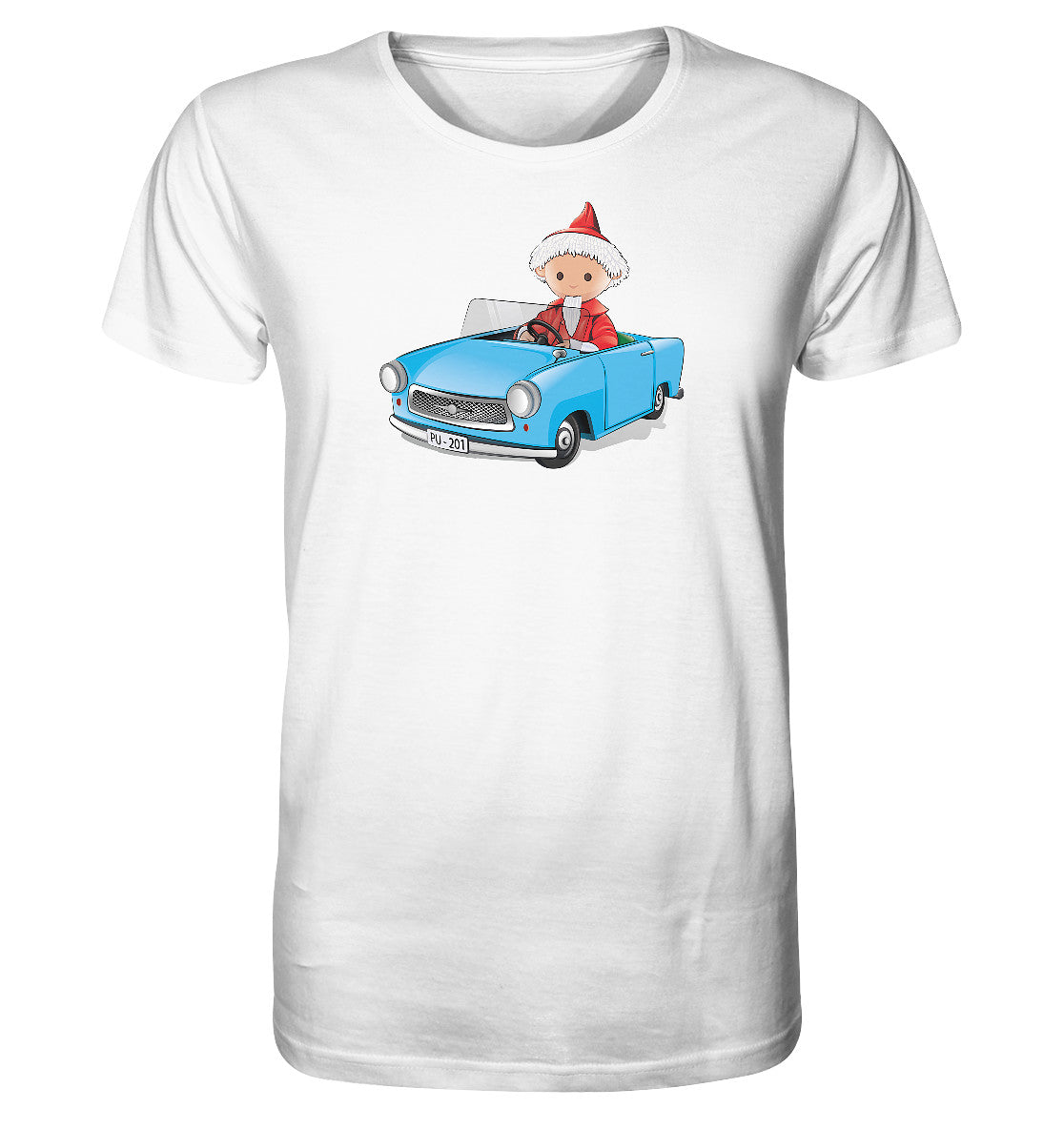 ORGANIC BIO SHIRT UNISEX • UNSER SANDMÄNNCHEN - TRABI-CRUISER (PU-201)