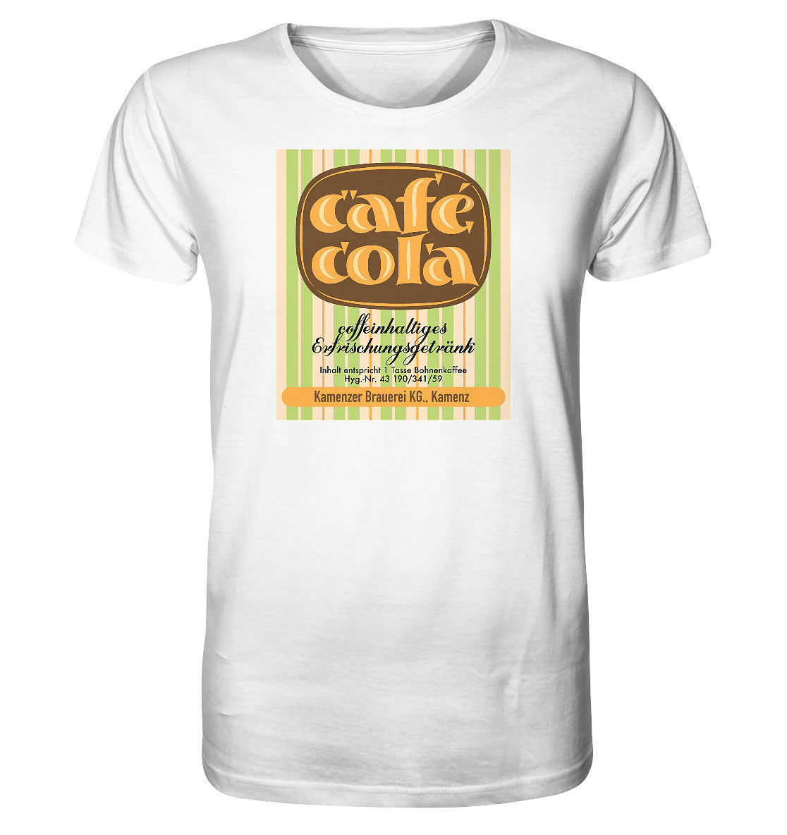 ORGANIC BIO SHIRT UNISEX • CAFÉ COLA - KAMENZ