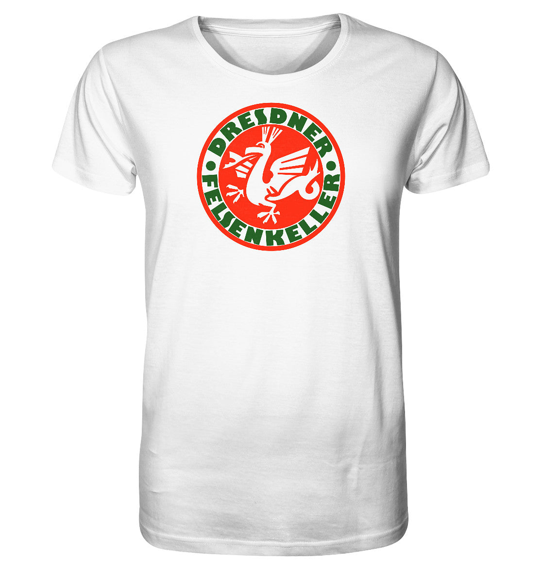 ORGANIC BIO SHIRT UNISEX • VEB DRESDNER FELSENKELLER - BIERDECKEL