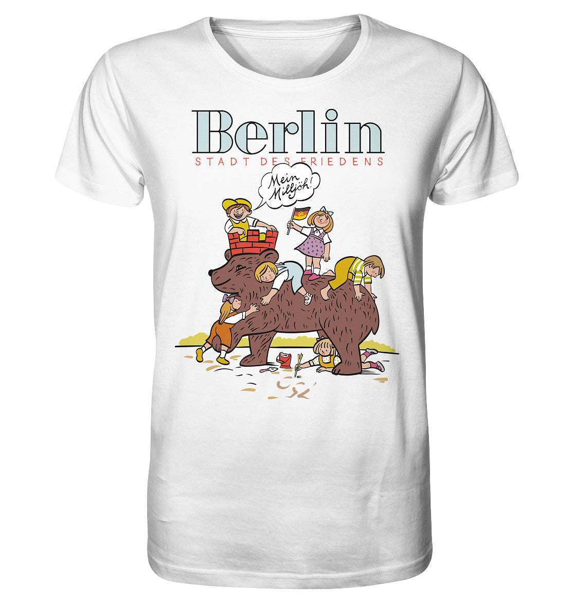 ORGANIC BIO SHIRT UNISEX • BERLIN - STADT DES FRIEDENS - 1987
