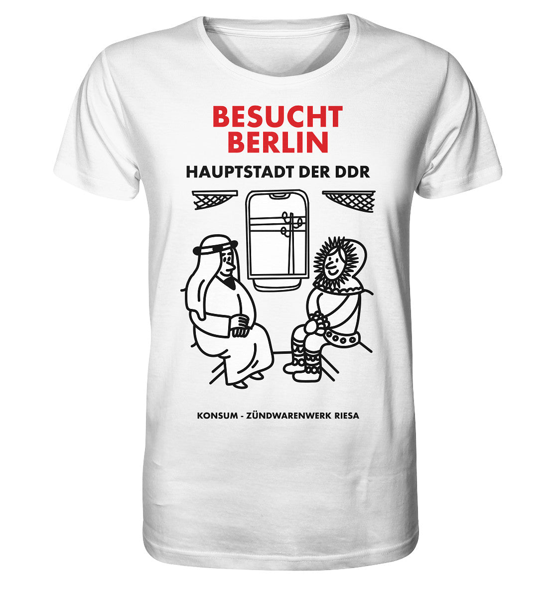 ORGANIC BIO SHIRT UNISEX • RIESA STREICHHÖLZER - BESUCHT BERLIN
