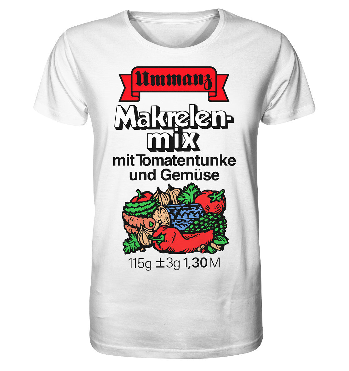 ORGANIC BIO SHIRT UNISEX • UMMANZ - MAKRELENMIX