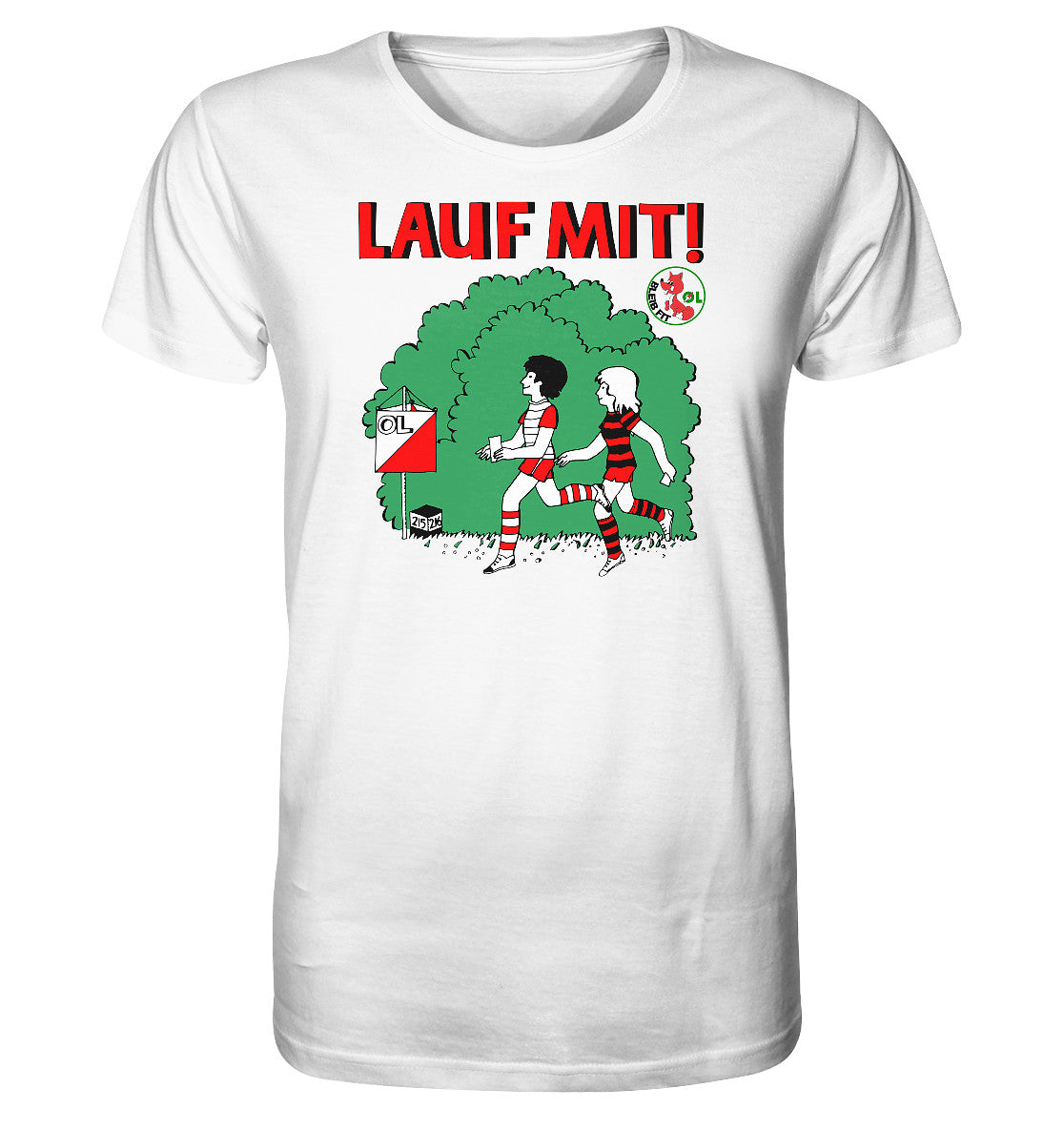 ORGANIC BIO SHIRT UNISEX • LAUF MIT - BLEIB FIT (DFF)