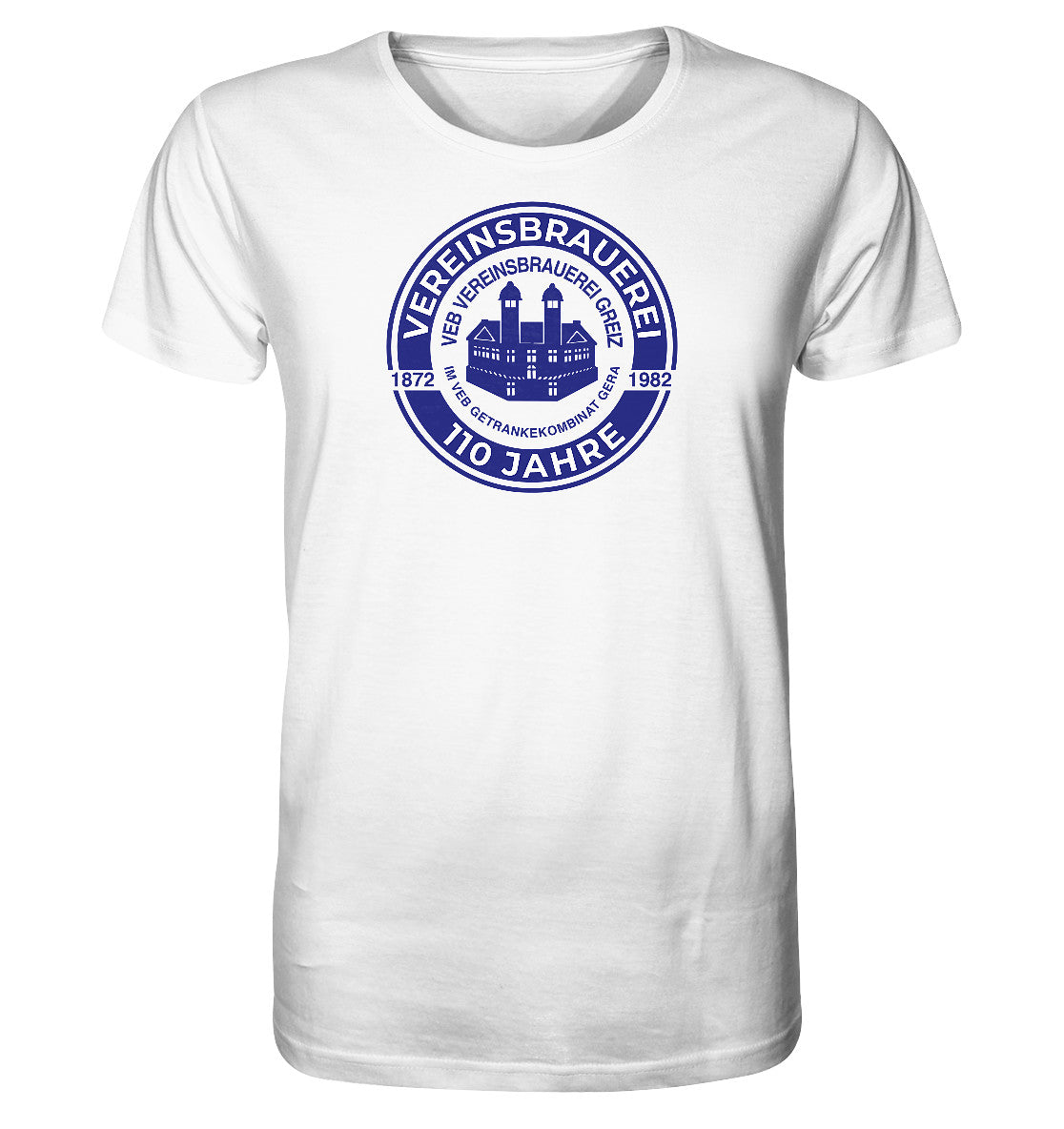 ORGANIC BIO SHIRT UNISEX • VEB VEREINSBRAUEREI GREIZ - GETRÄNKEKOMBINAT GERA