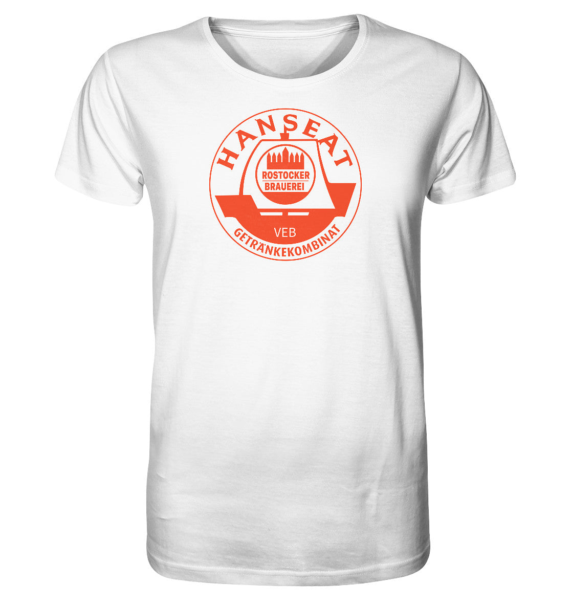 ORGANIC BIO SHIRT UNISEX • HANSEAT ROSTOCKER BRAUEREI VEB