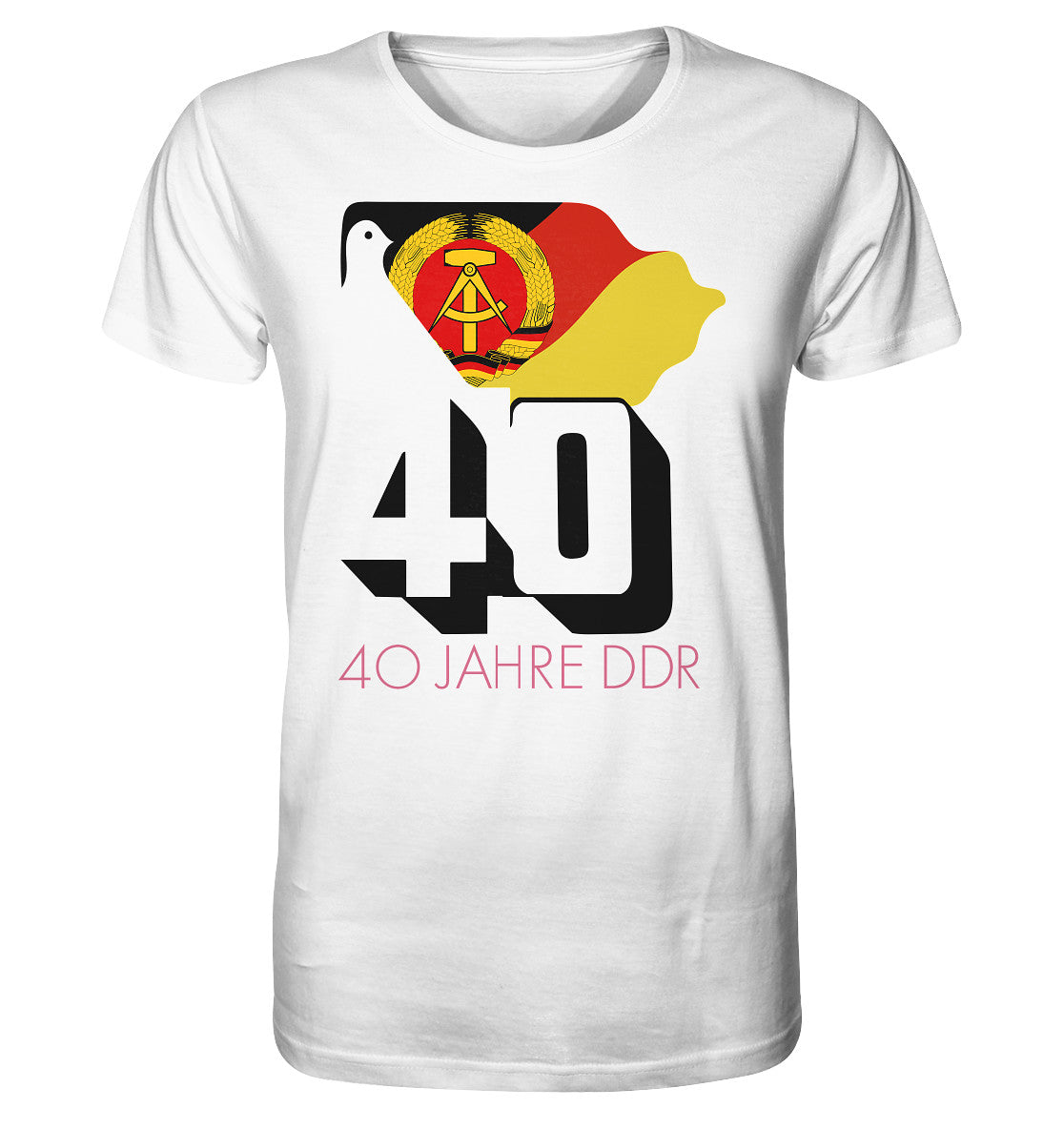 ORGANIC BIO SHIRT UNISEX • 40 JAHRE DDR