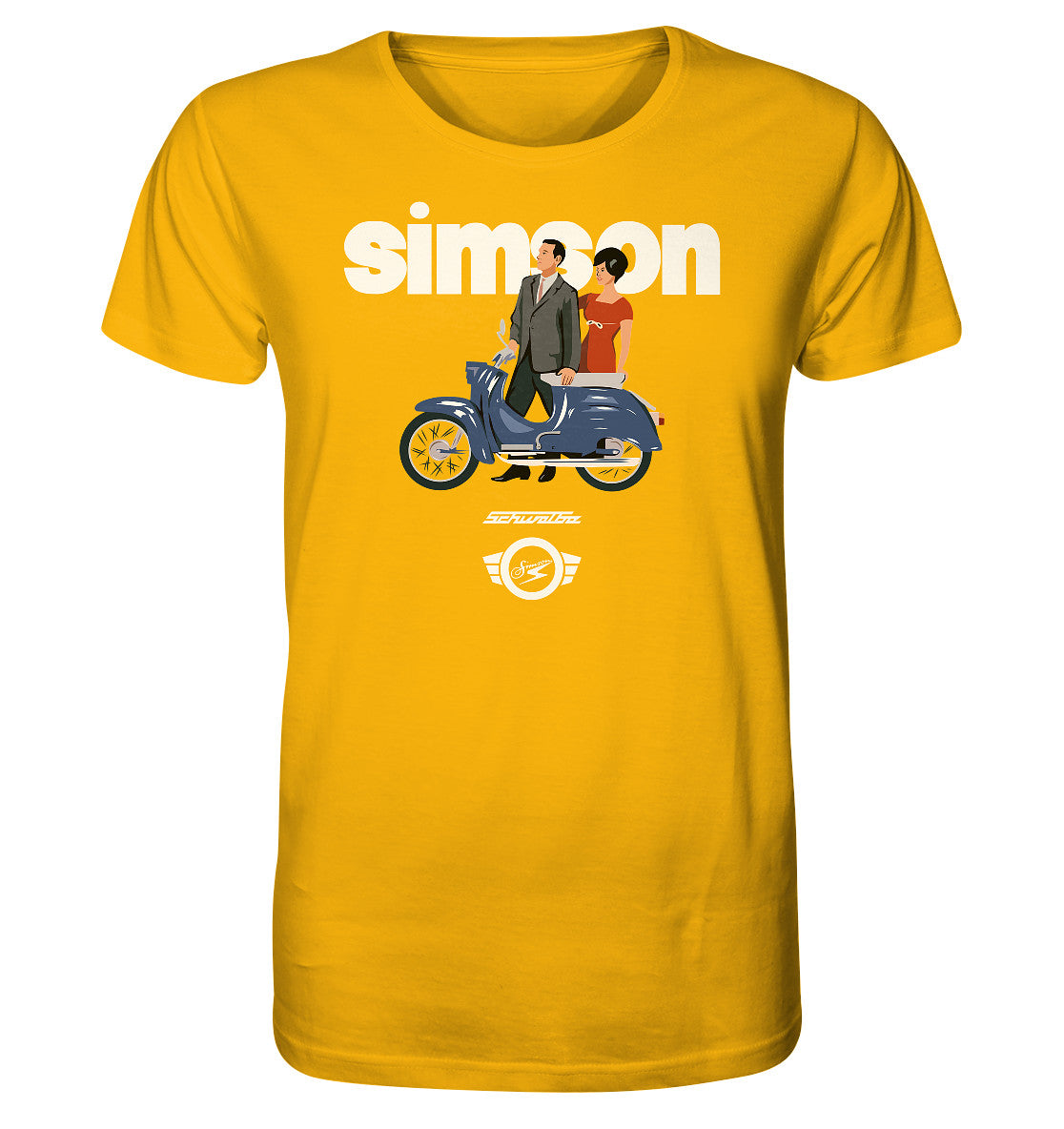 ORGANIC BIO SHIRT UNISEX • SIMSON SCHWALBE - ORIGINAL WERBUNG 1964