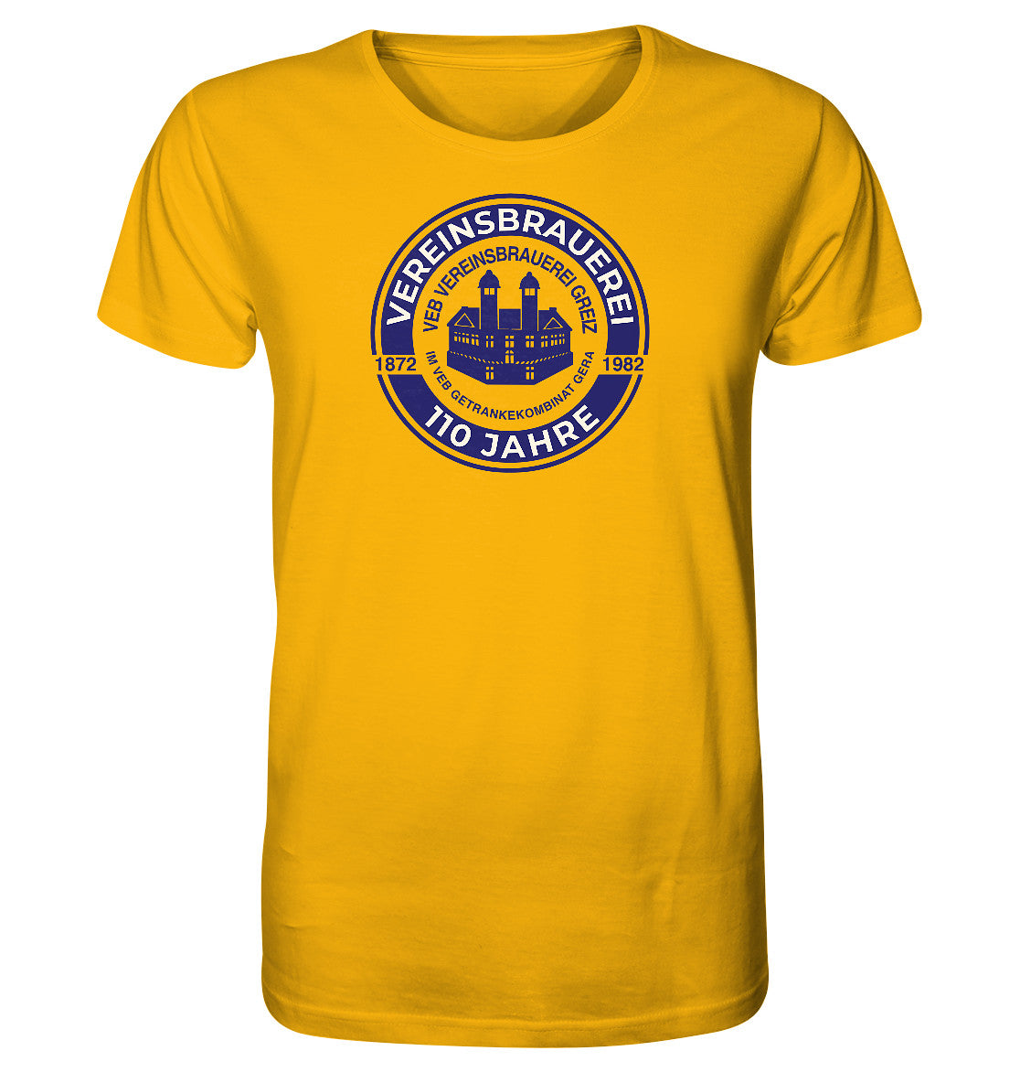 ORGANIC BIO SHIRT UNISEX • VEB VEREINSBRAUEREI GREIZ - GETRÄNKEKOMBINAT GERA