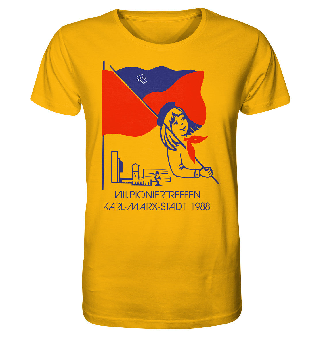 ORGANIC BIO SHIRT UNISEX • PIONIERTREFFEN KARL-MARX-STADT 1988