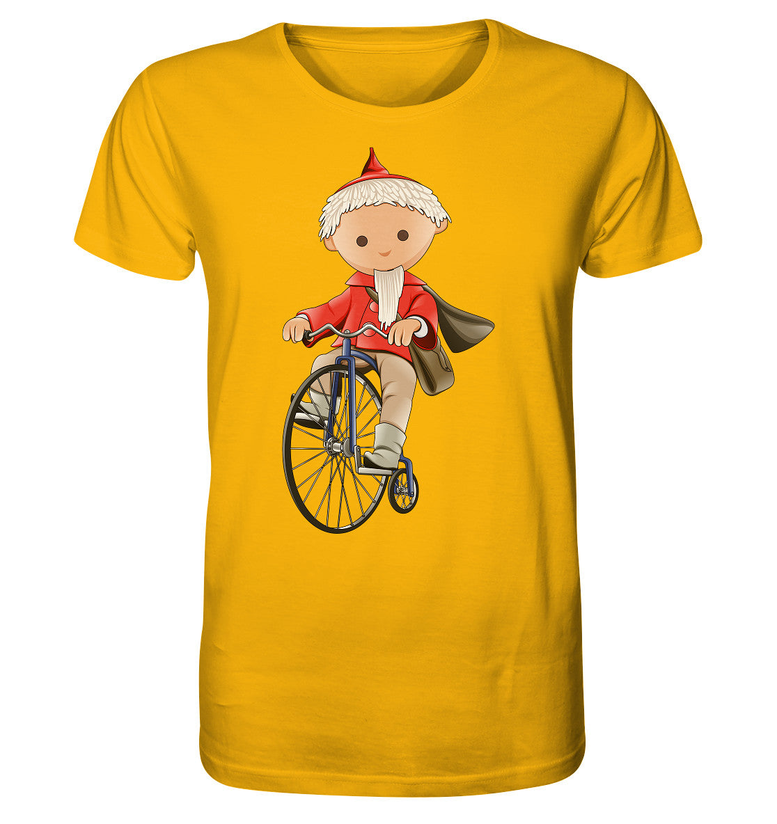 ORGANIC BIO SHIRT UNISEX • UNSER SANDMÄNNCHEN - AUF DEM HOCHRAD - ROT (PU-97, 1969)