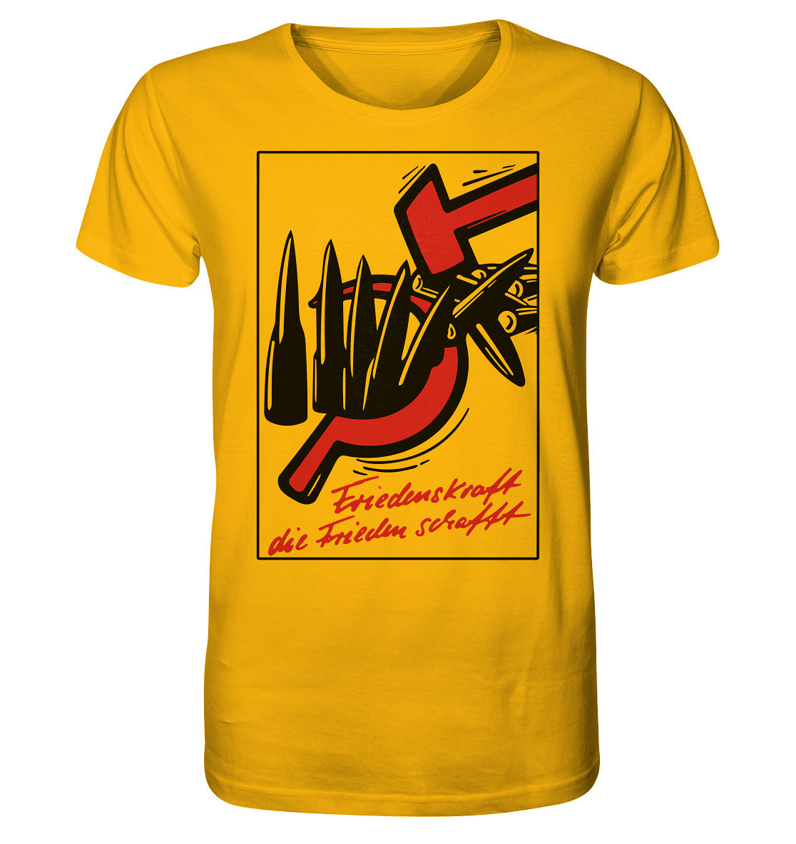 ORGANIC BIO SHIRT UNISEX • FRIEDENSKRAFT DIE FRIEDEN SCHAFFT
