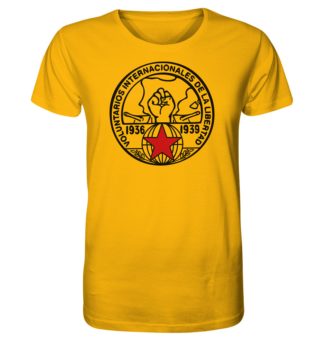 ORGANIC BIO SHIRT UNISEX • INTERNATIONALE BRIGADEN SPANIEN 1936 - HELL