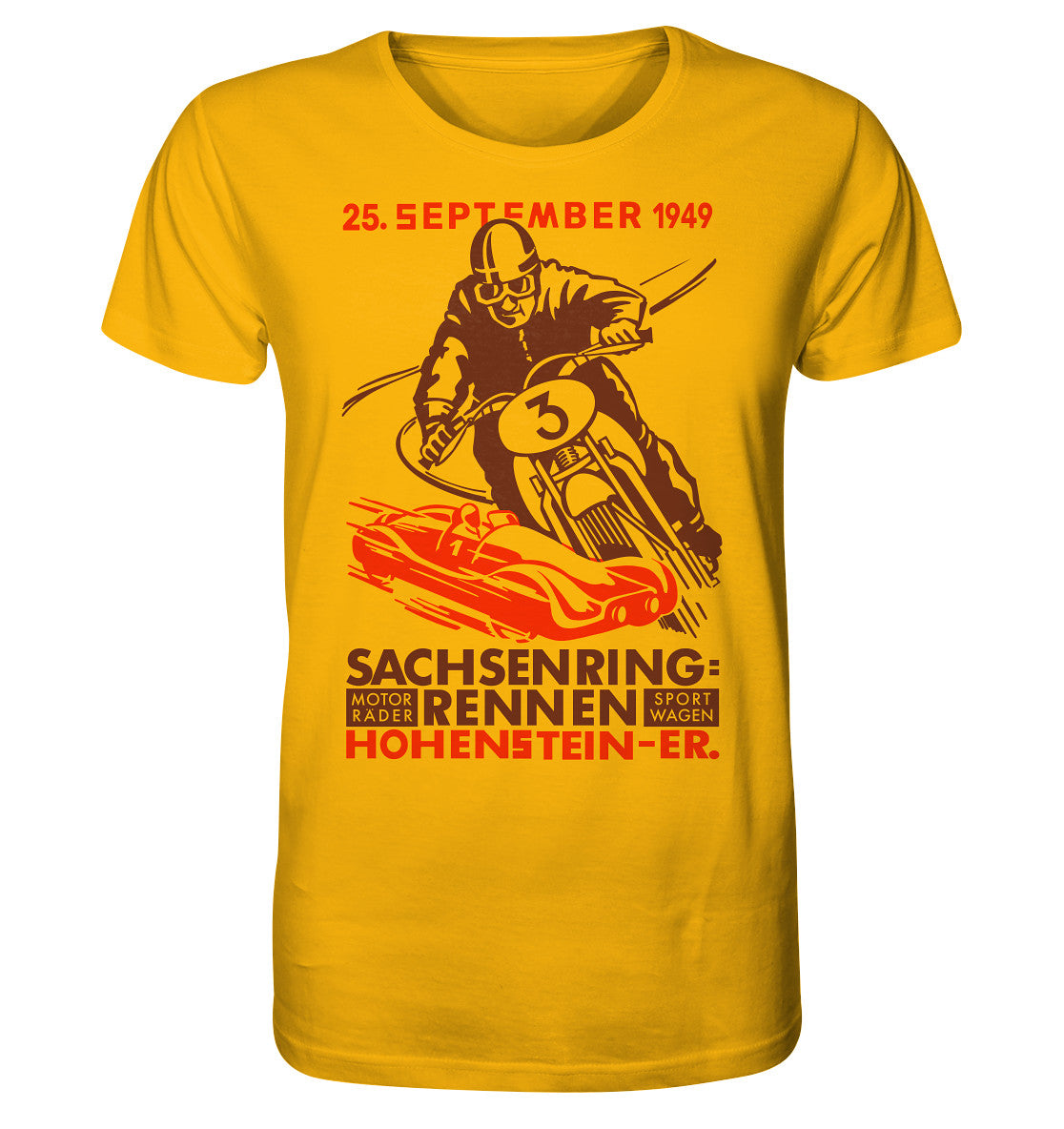 ORGANIC BIO SHIRT UNISEX • SACHSENRING-RENNEN 1949