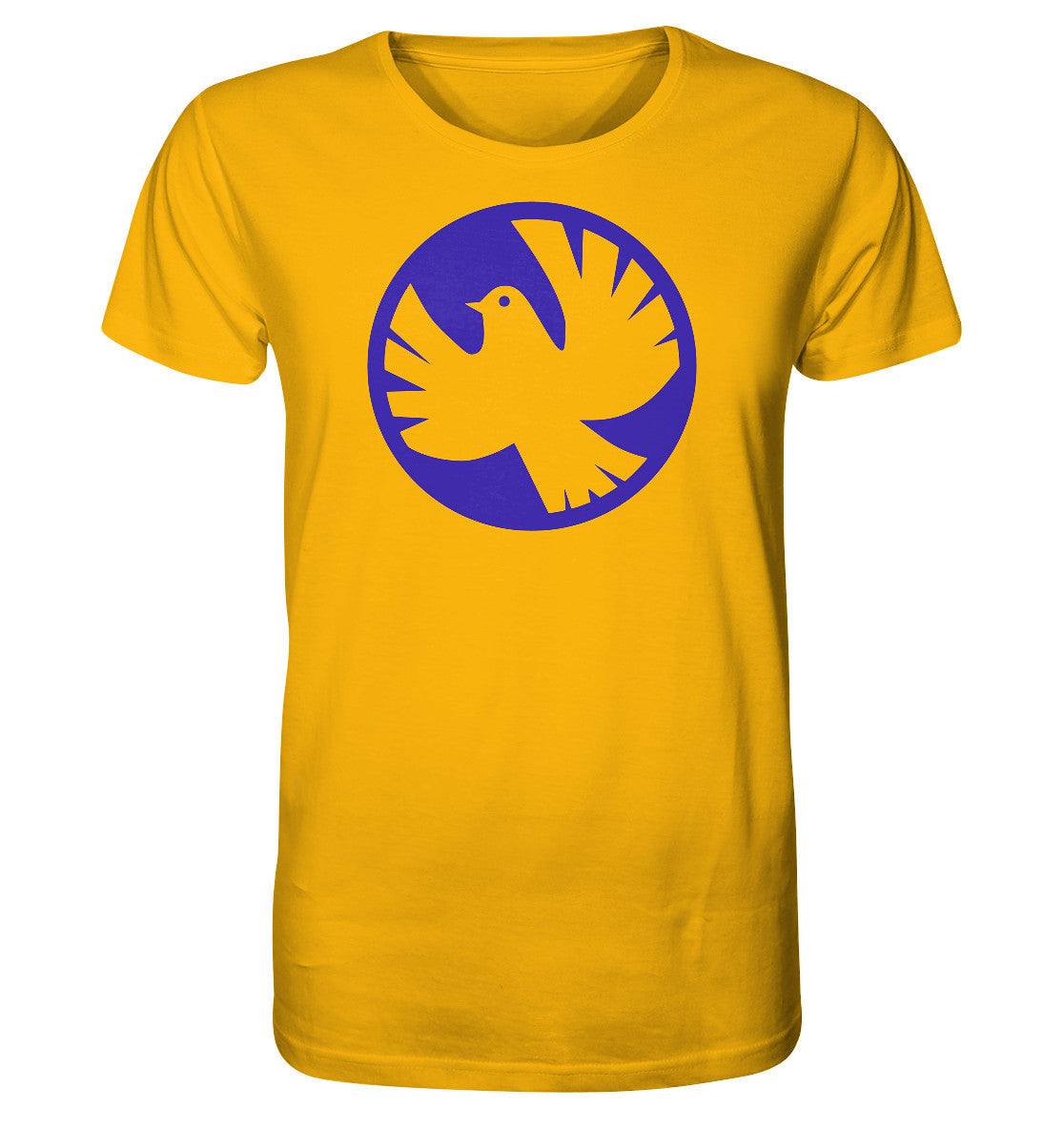 ORGANIC BIO SHIRT UNISEX • ROCK FÜR DEN FRIEDEN - TAUBE - hell