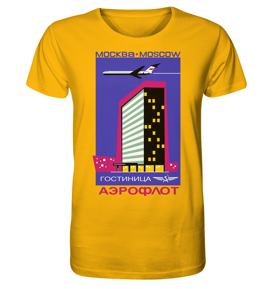 ORGANIC BIO SHIRT UNISEX • AEROFLOT MOSKAU