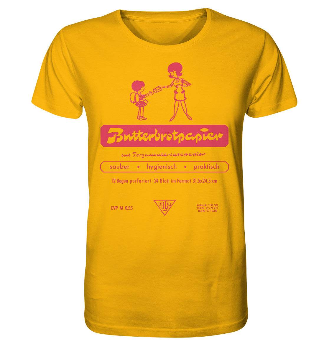 ORGANIC BIO SHIRT UNISEX • DDR-BUTTERBROTPAPIER