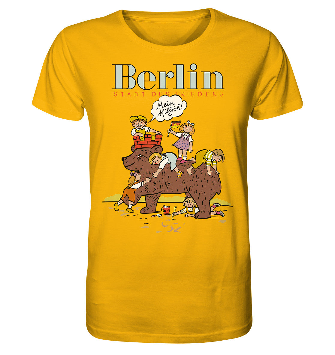 ORGANIC BIO SHIRT UNISEX • BERLIN - STADT DES FRIEDENS - 1987